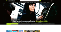 Desktop Screenshot of ecartelera.com